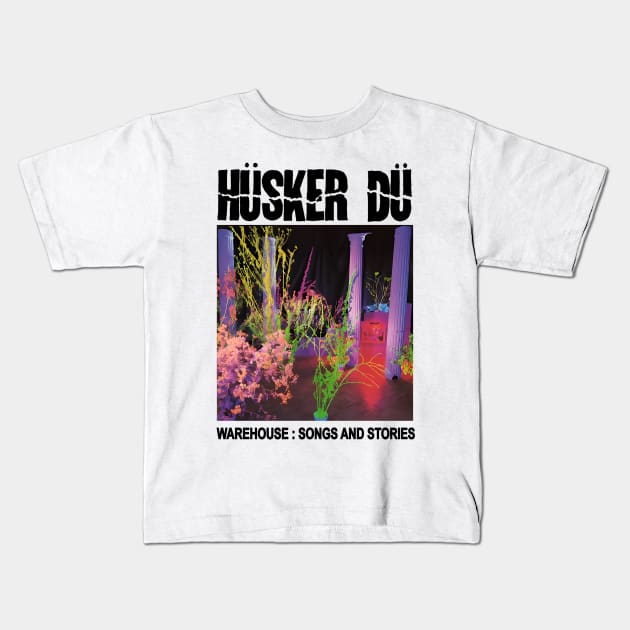 Husker Du/ Warehouse Songs And Stories Kids T-Shirt by Native Culture